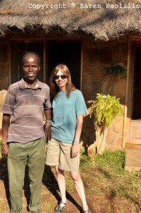 Photo 7 Silas with his new watch and Teresa