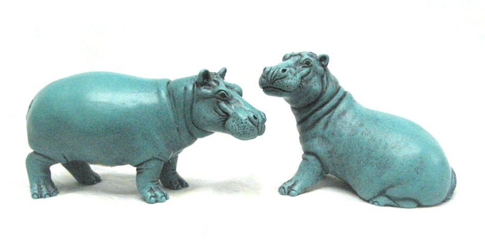 New Turgwe Hippo Trust merchandise, BonBon and Maxie ornament